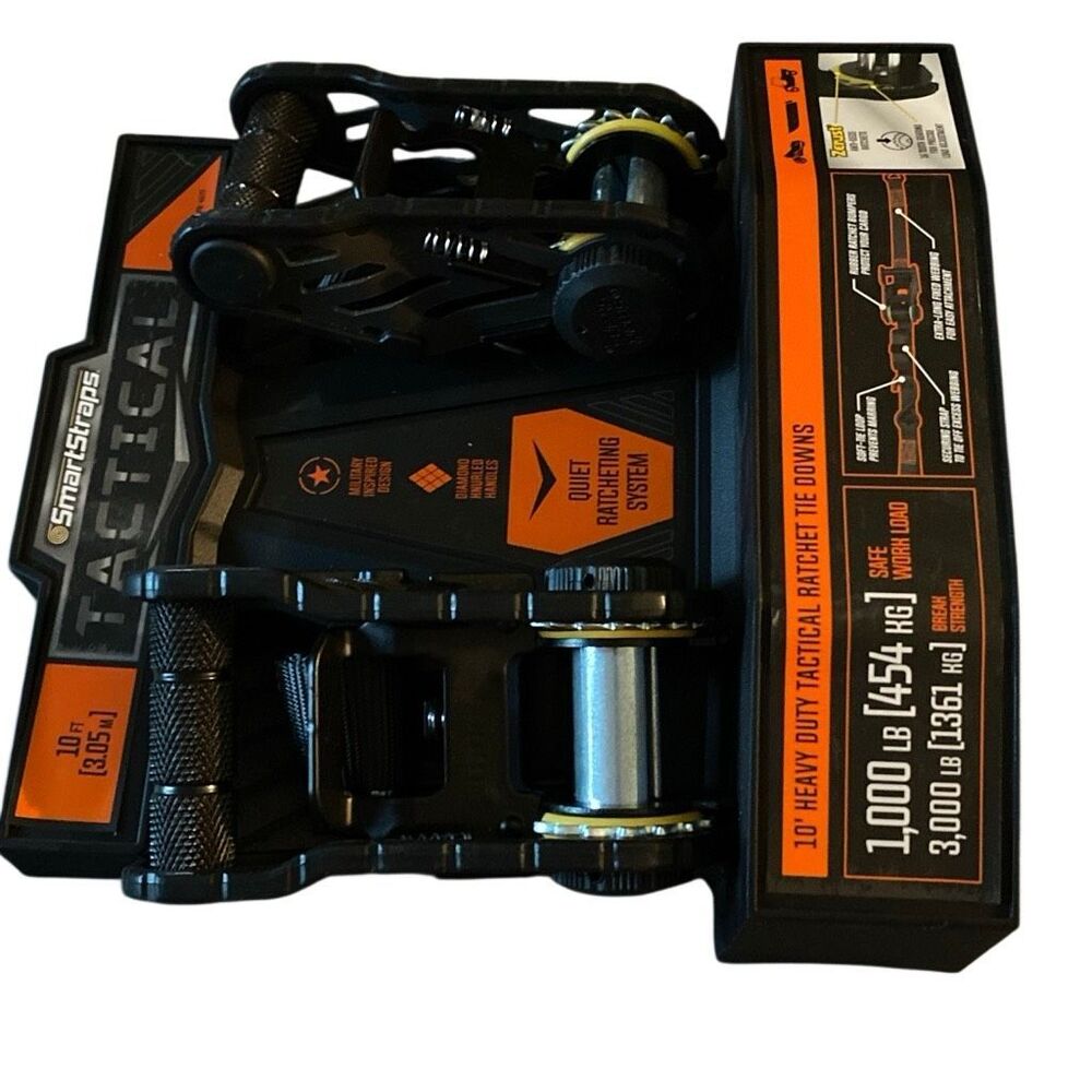 NEW SmartStraps Tactical 10ft 3000lbs 2 Pack